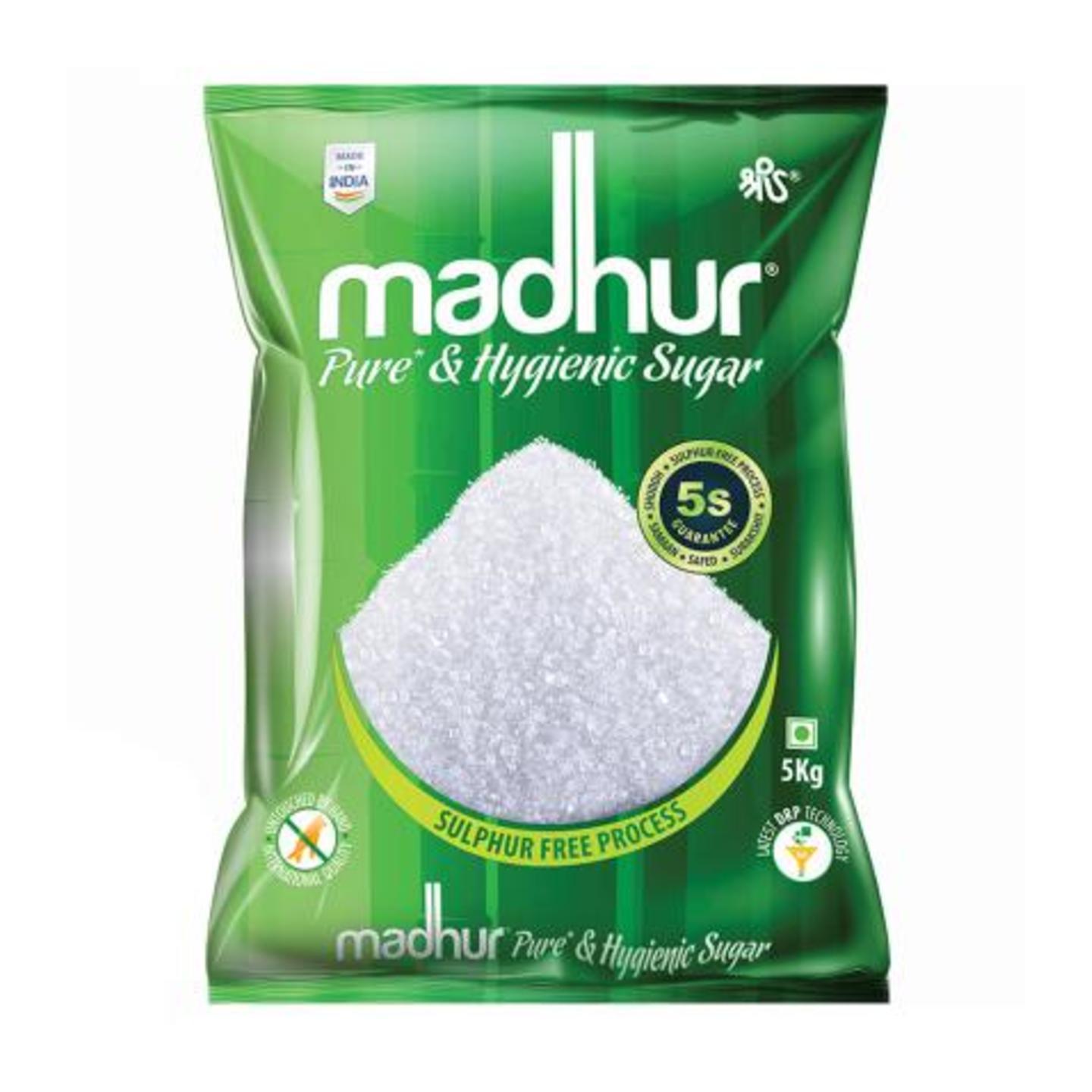 Madhur Pure & Hygienic Sugar 5 kg