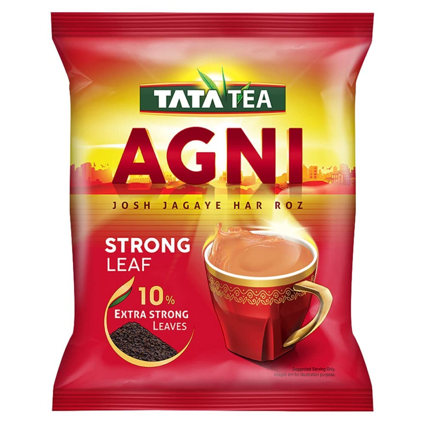 Tata Agni Strong Leaf Black Tea Pouch  250 g