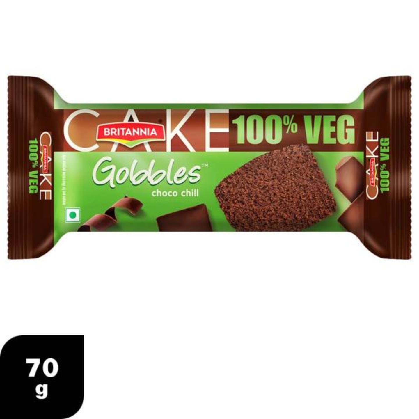 Britannia 100% Veg Choco Chill Sliced Cake 70 g