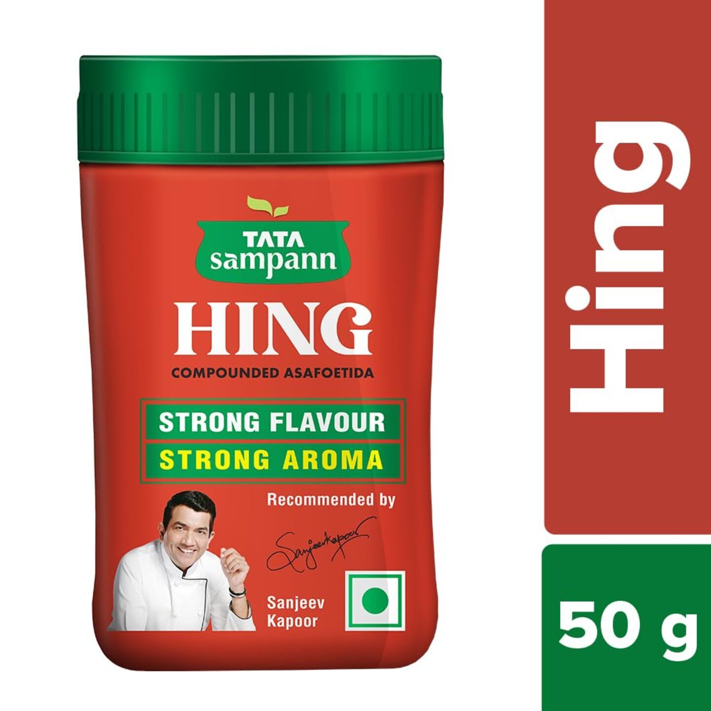 Tata Sampann Hing Bandhani Hing, Recommended by Chef Sanjeev Kapoor, Compounded Asafoetida, 50g