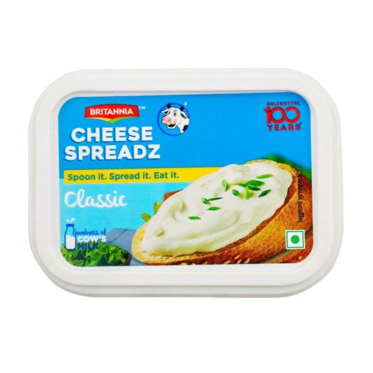 Britannia Classic Cheese Spreadz 180 g (Container)