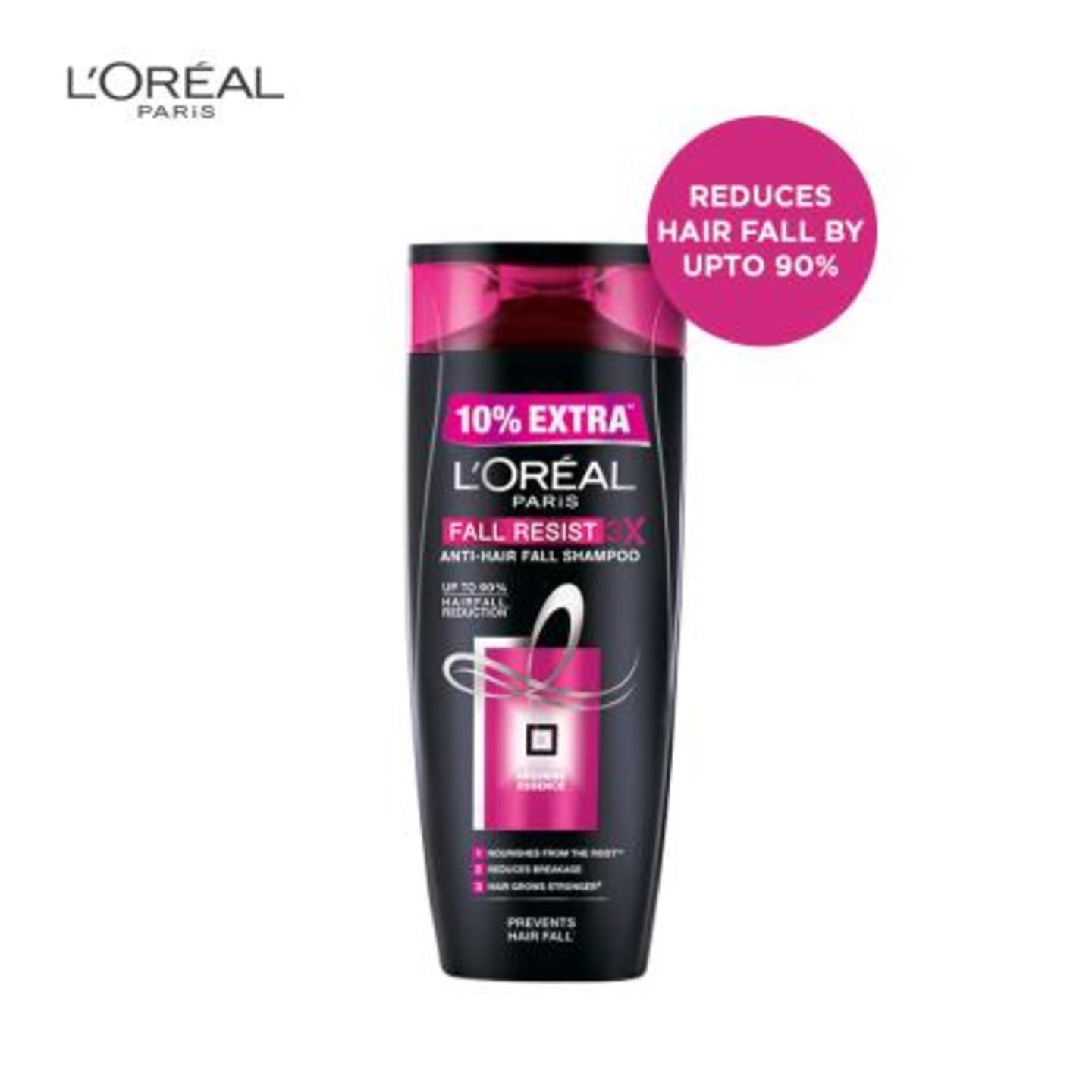 LOreal Paris Fall Resist 3X Repair Anti-Hairfall Shampoo 175 ml With Extra 10 PMBM