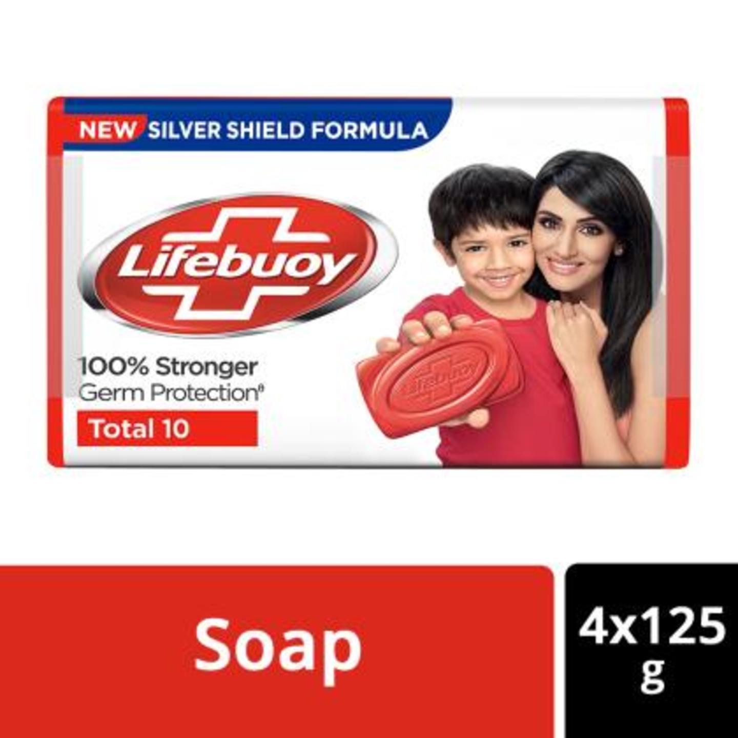 Lifebuoy Total Soap 125 g Buy 3 Get 1 Free