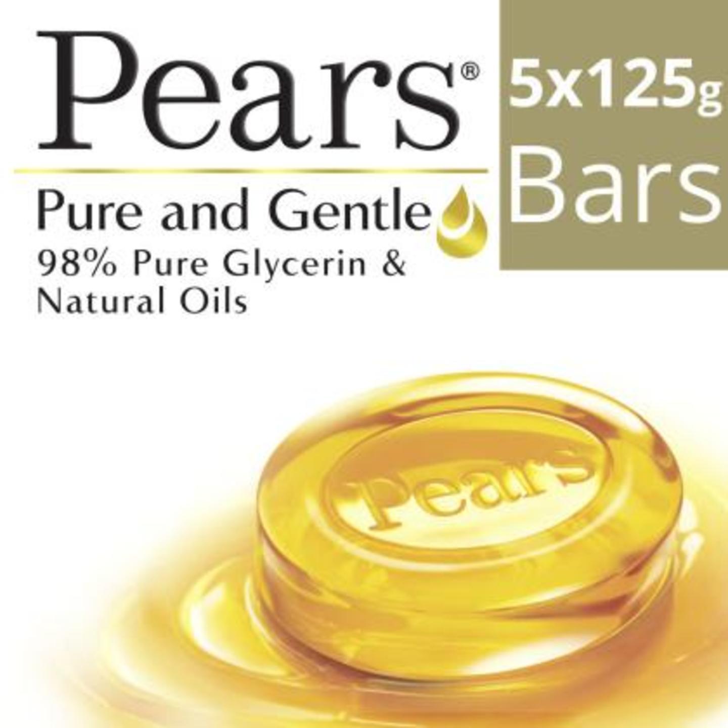 Pears Pure & Gentle Soap 125 g Buy 4 Get 1 Free