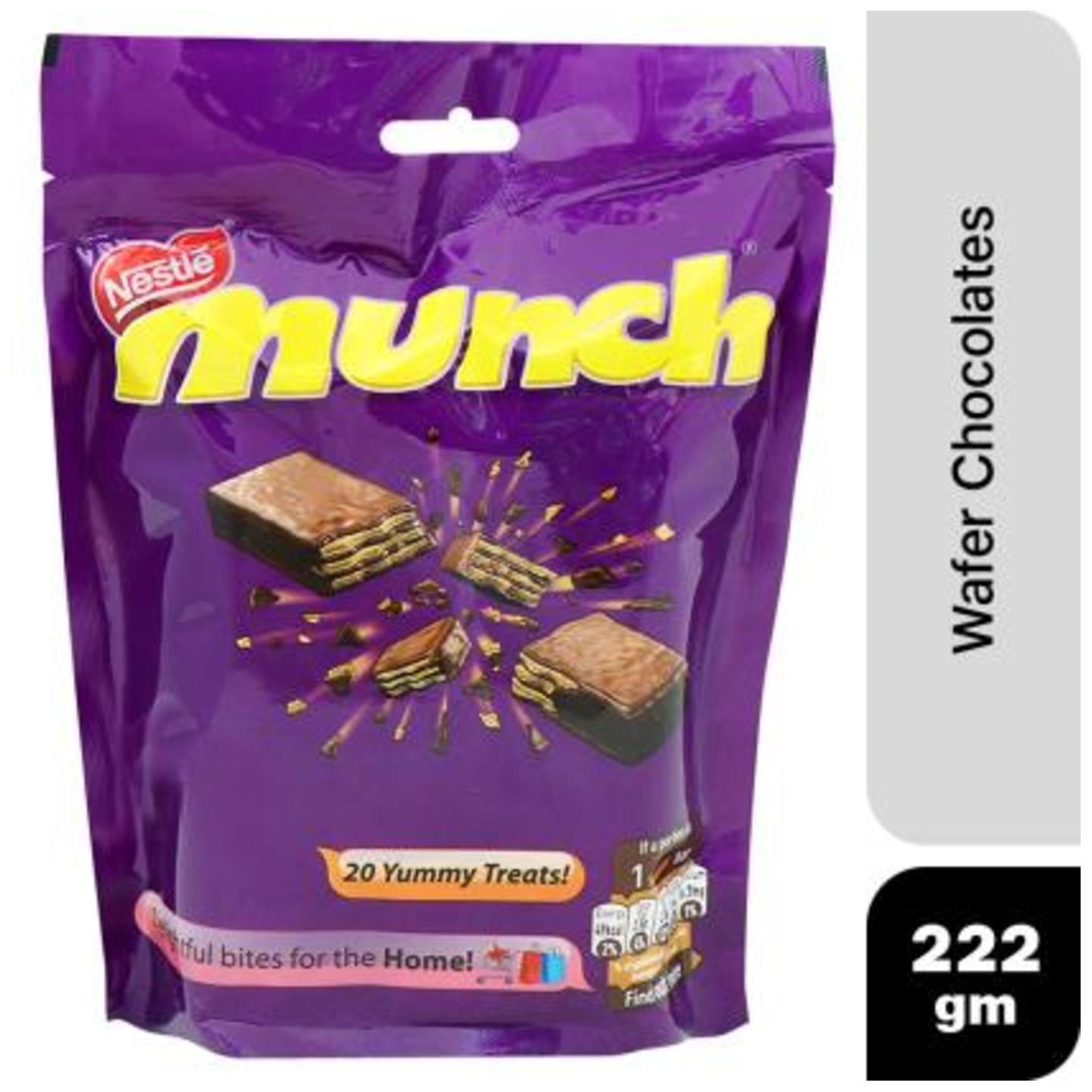 Nestle Munch Wafer Chocolate Bar 202 g (Share Pack)