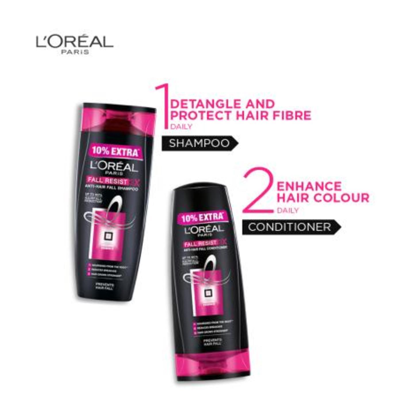 Loreal Paris Fall Resist 3x Repair Anti Hairfall Shampoo 175 Ml With 