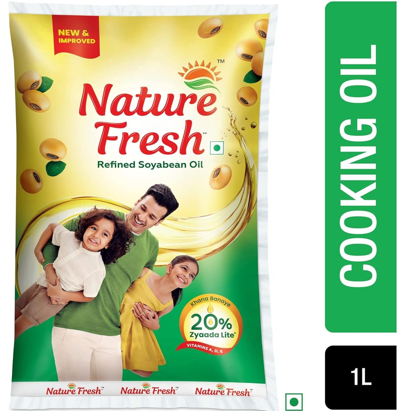 Nature Fresh Acti-lite Refined Soyabean Oil 1 L