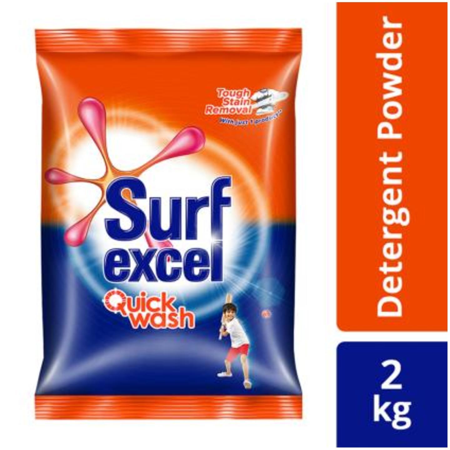 Surf Excel Quick Wash Detergent Powder 2 kg
