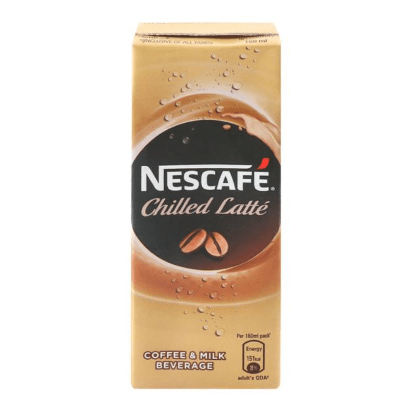 Nestle Chilled Latte Flavoured Coffee & Milk Beverage 180 ml (Tetra Pak)