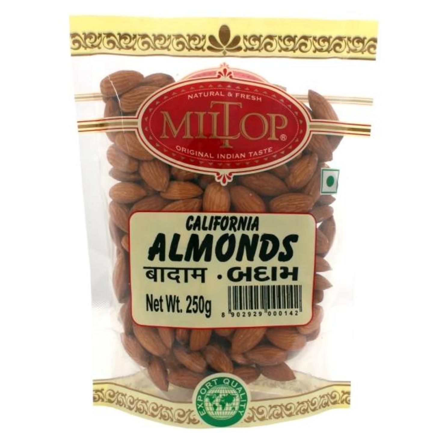 Miltop California Almonds 250 g