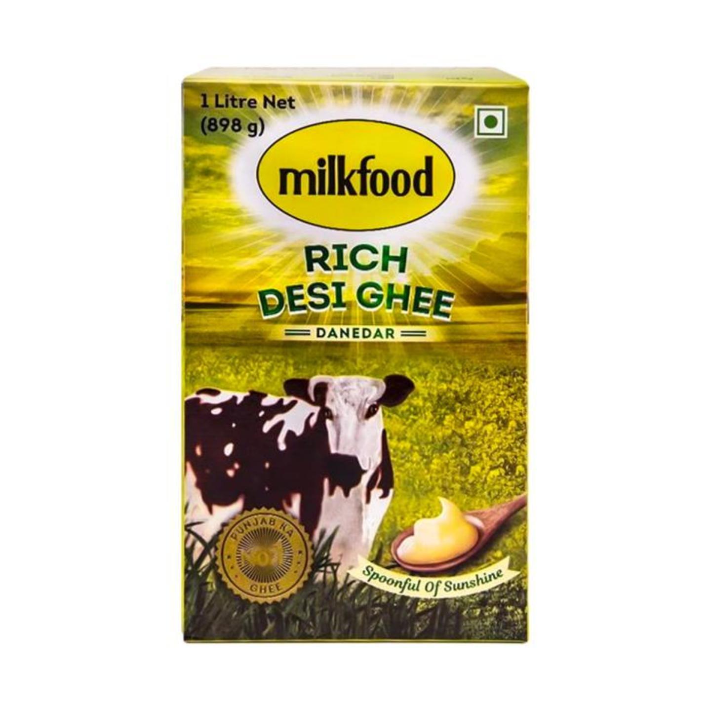 Milkfood Rich Desi Ghee 1 L Carton