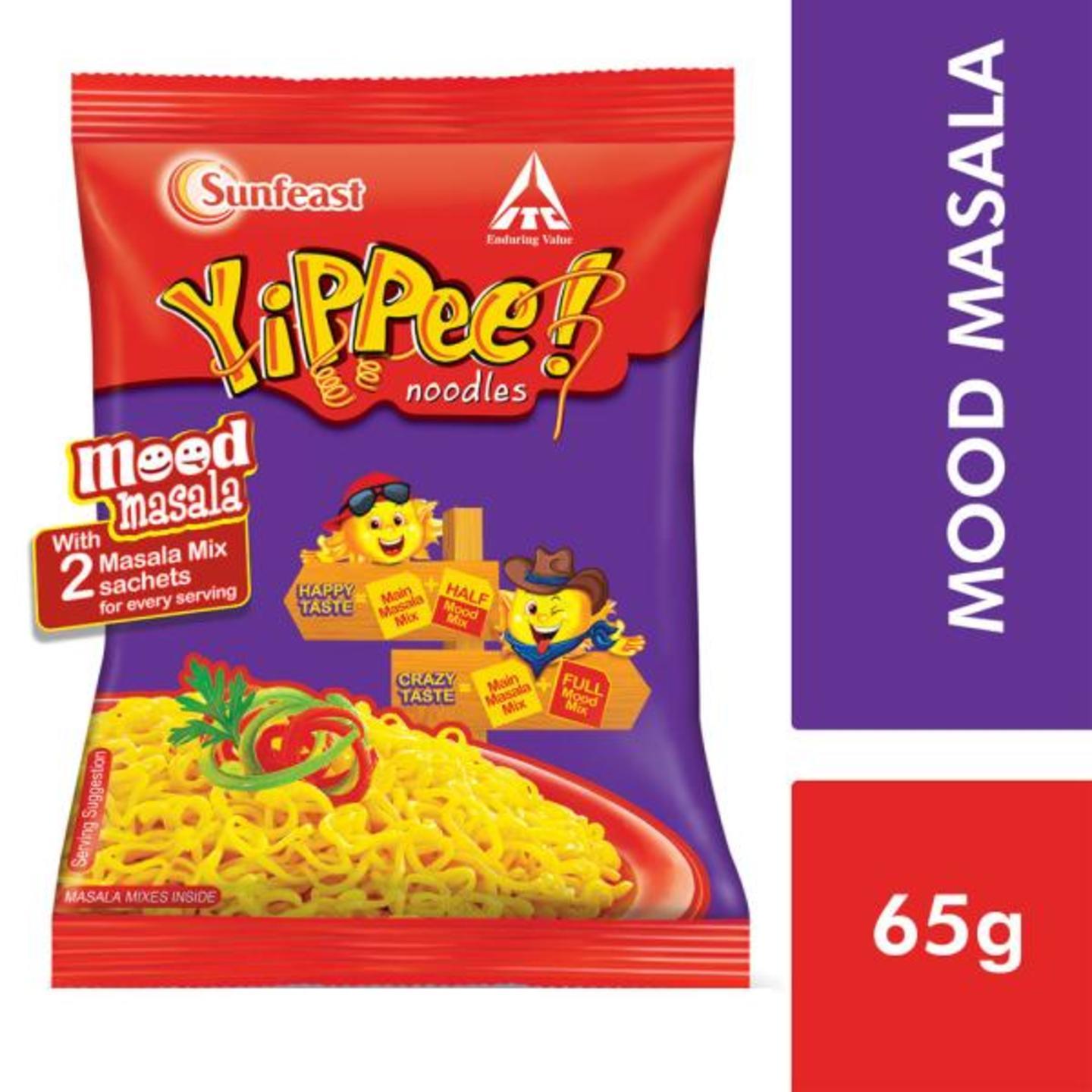 Sunfeast Yippee Mood Masala Instant Noodles 65 g