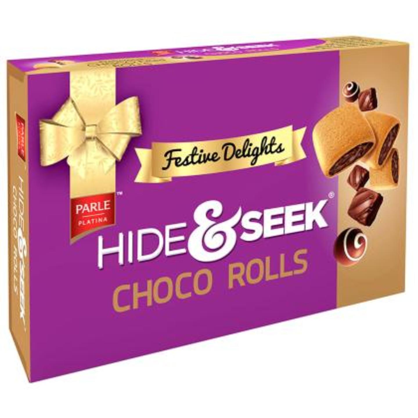Parle Hide & Seek Choco Rolls 250 g