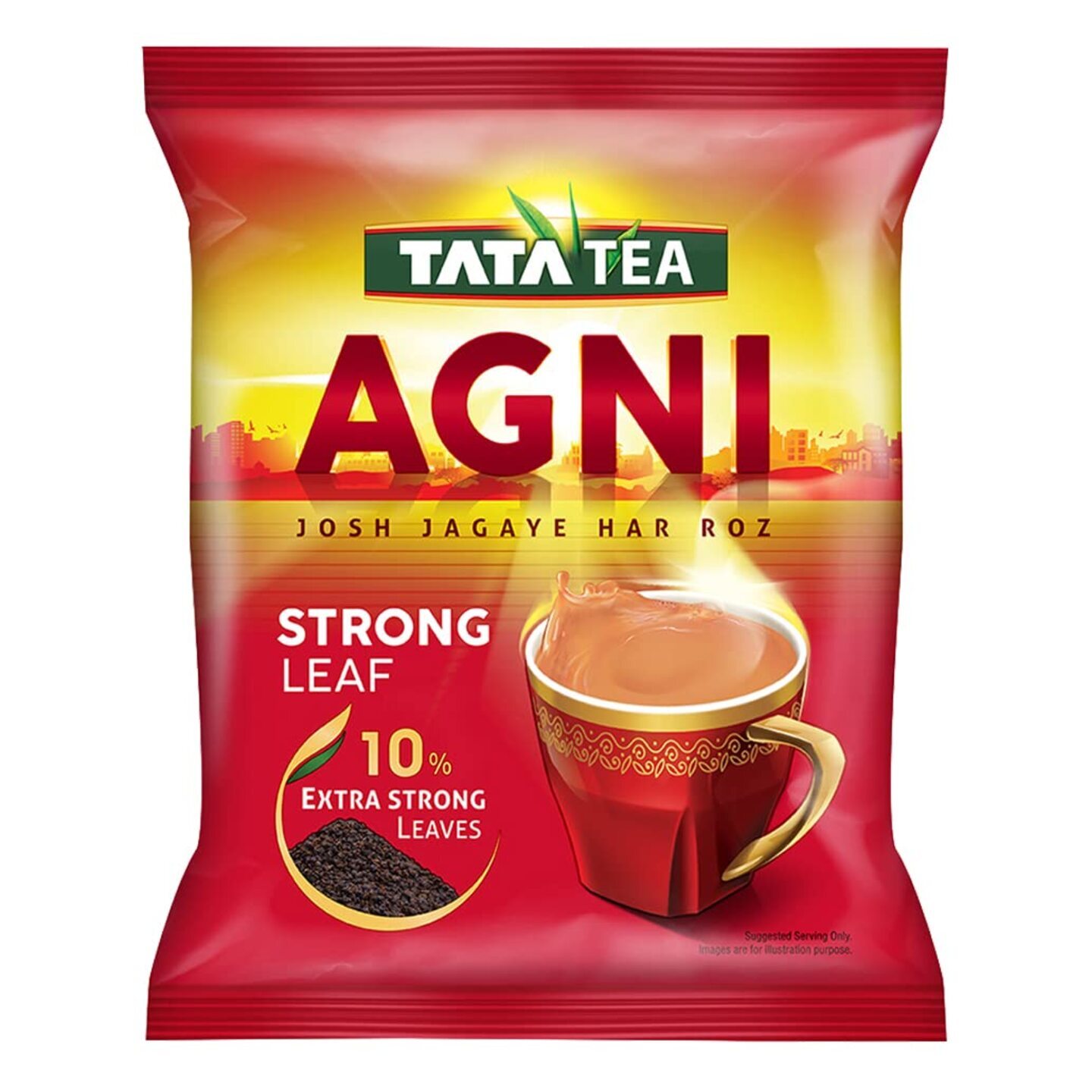 Tata Tea Agni  Strong chai With 10 Extra Strong Leaves  Black Tea  500g A