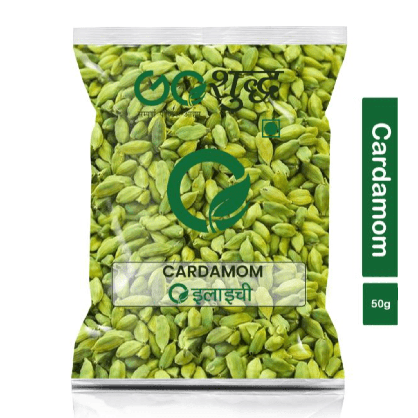 Goshudh Best Quality Elaichi -50gm Pack Of 1 Green Cardamom 50 g