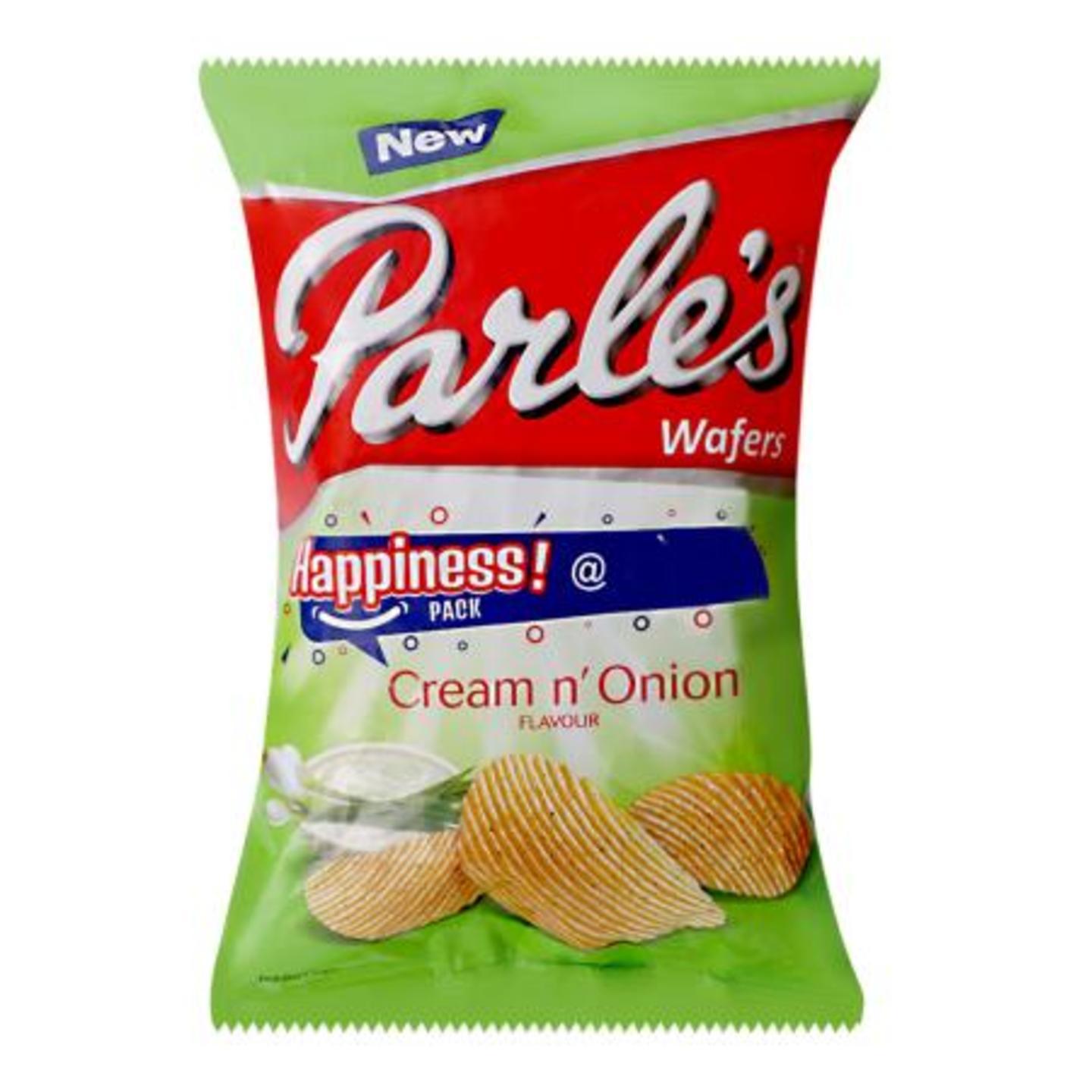 Parles Cream & Onion Potato Chips 150 g Party Pack