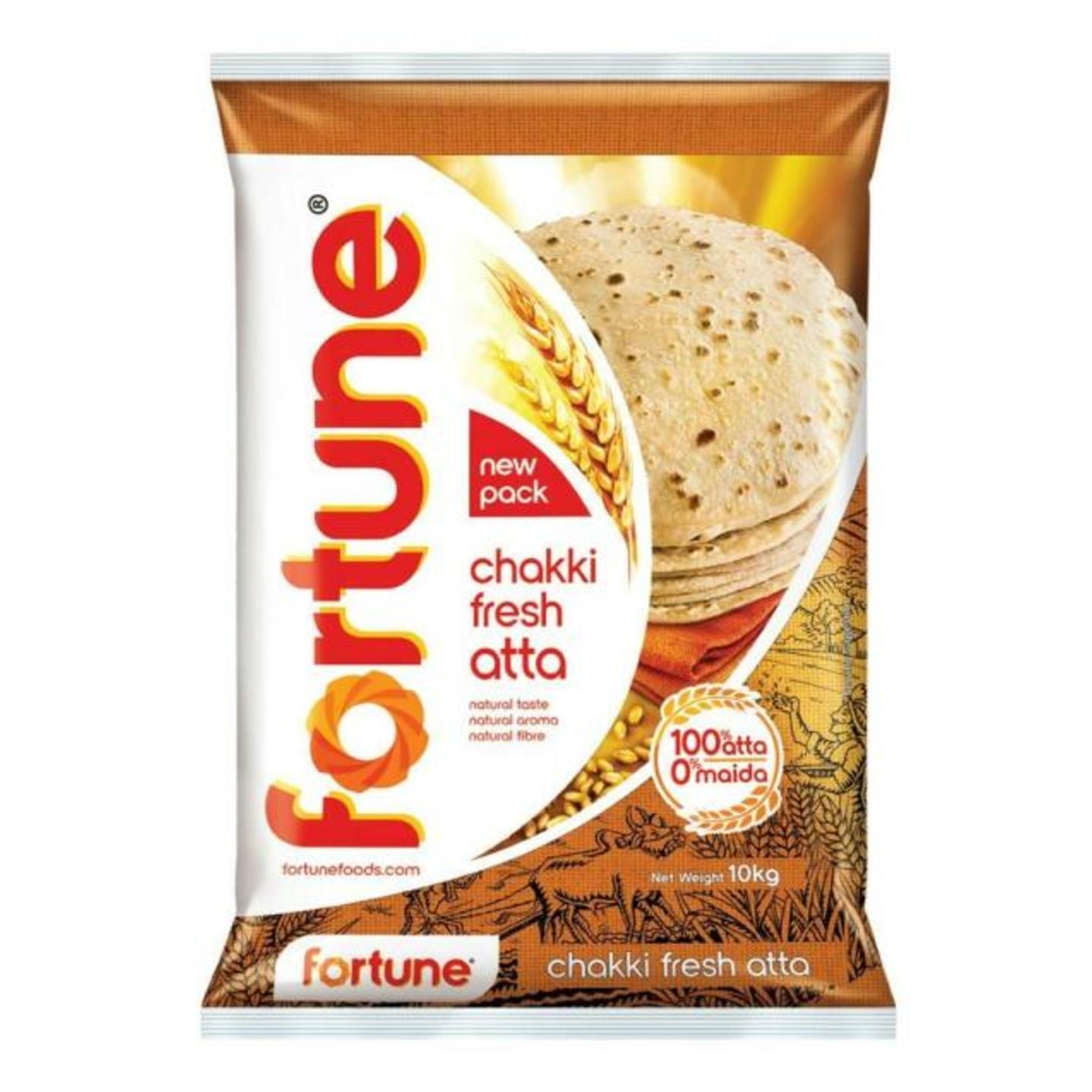 Fortune Chakki Fresh Whole Wheat Atta 10 kg