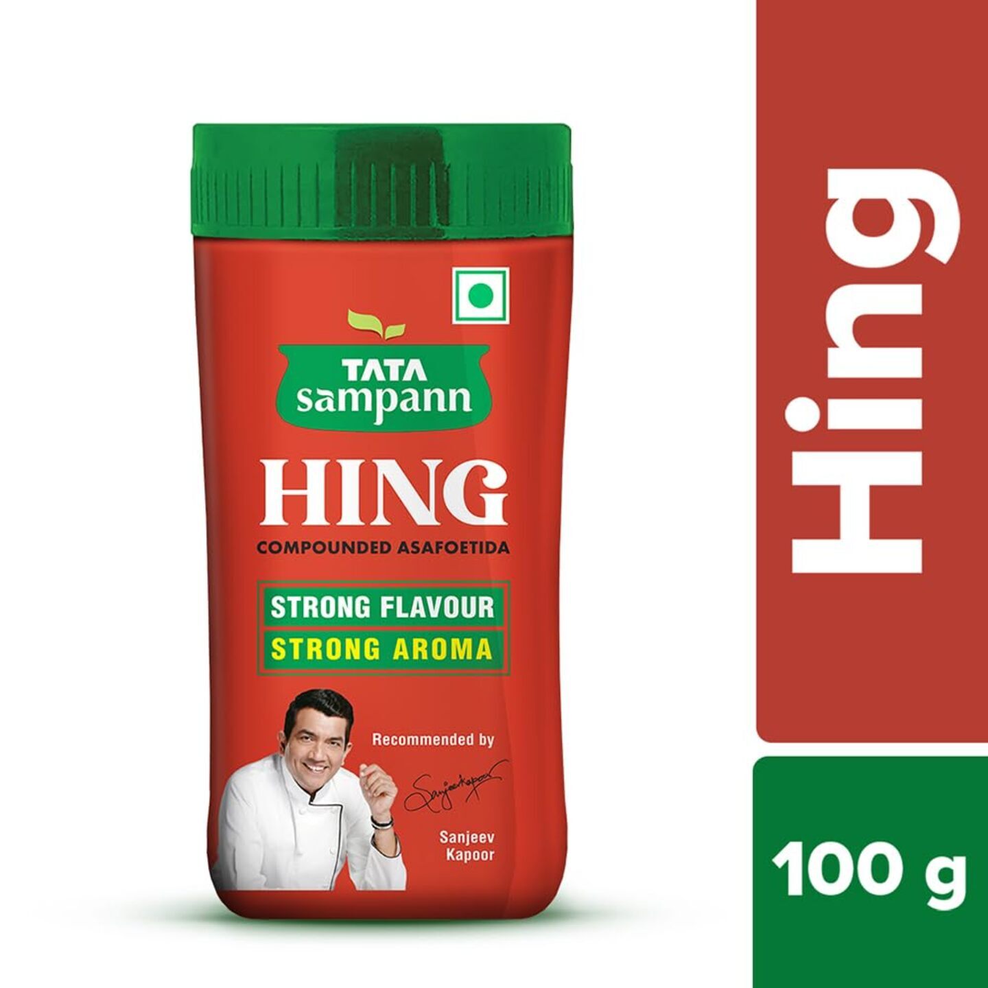 Tata Sampann Hing Bandhani Hing, Recommended by Chef Sanjeev Kapoor, Compounded Asafoetida, 100g