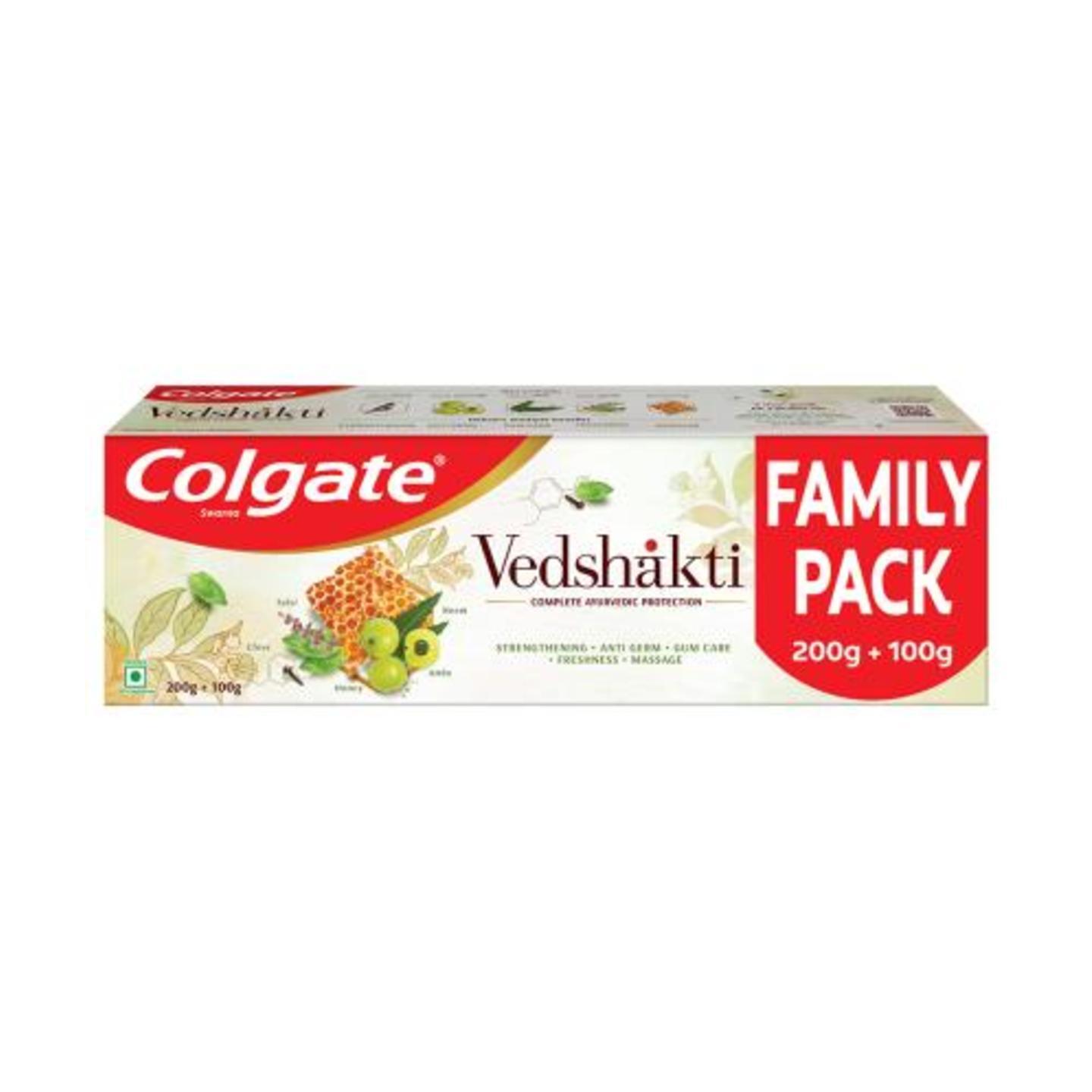 Colgate Swarna Vedshakti Neem, Clove and Honey Toothpaste 300 g