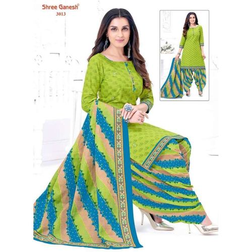 Shree Ganesh Cotton Printed Dress Material 3013