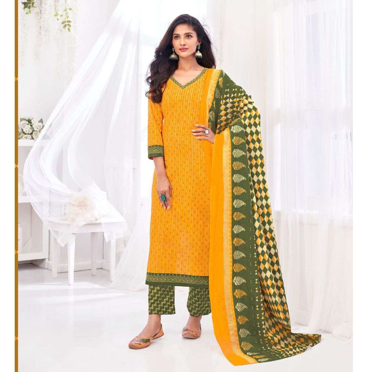 Suryajyoti Cotton Printed Dress Material 5104