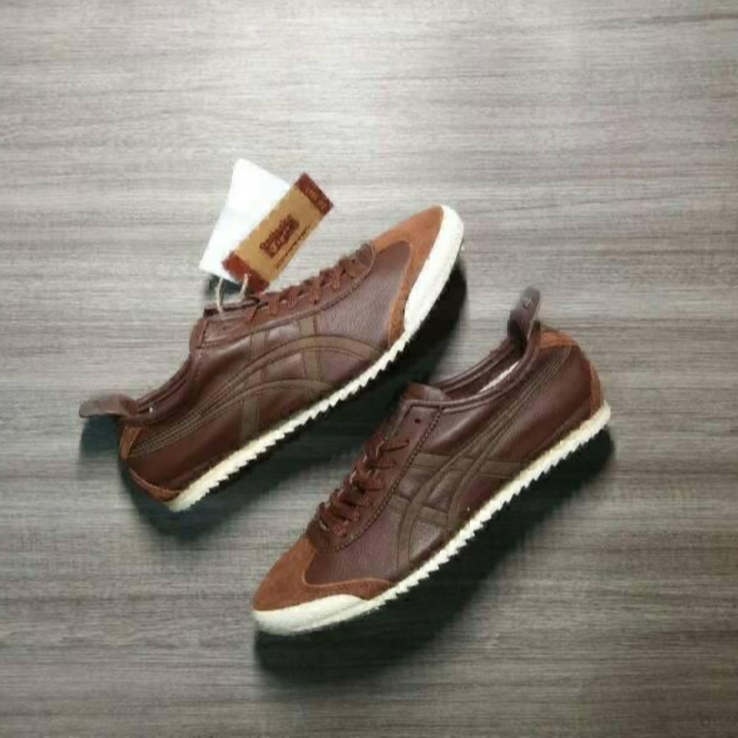 Brown Onitsuka Unisex Mexico 66 Tiger Shoes