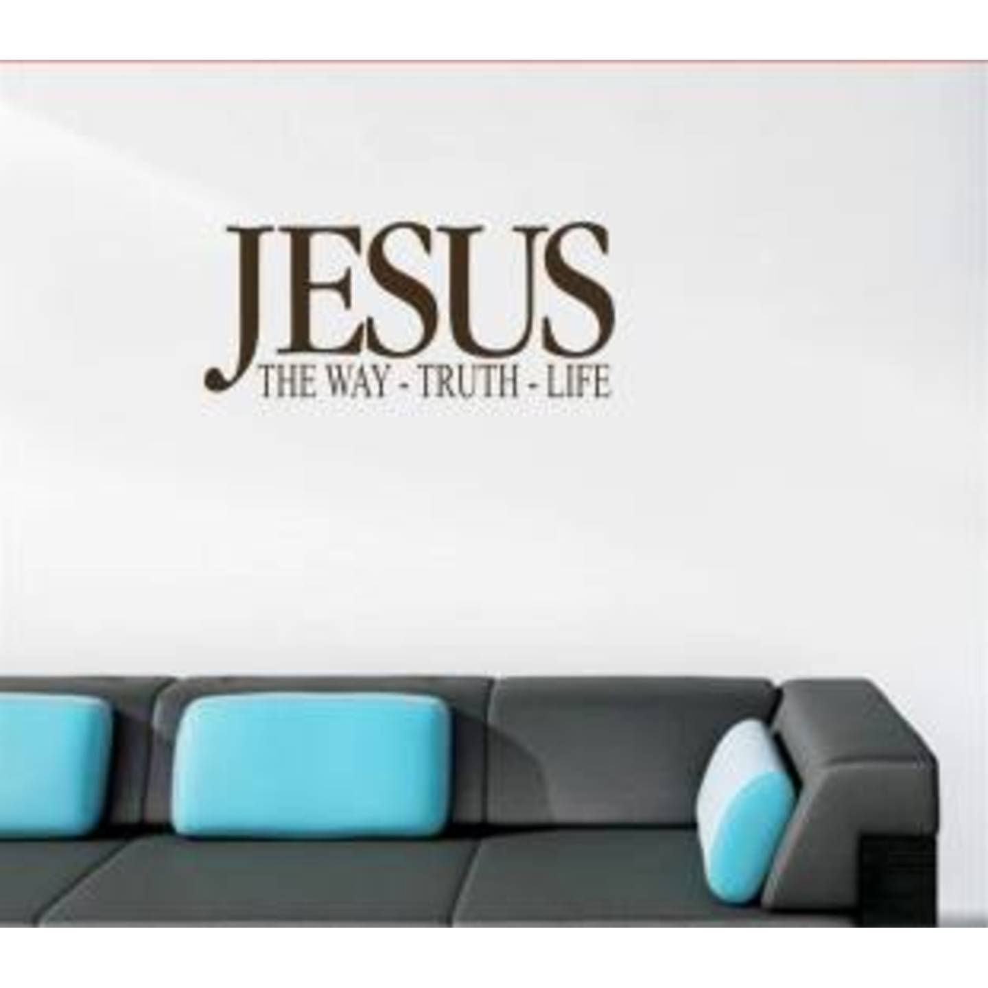 Jesus The Way - Truth - Life Vinyl Stickers