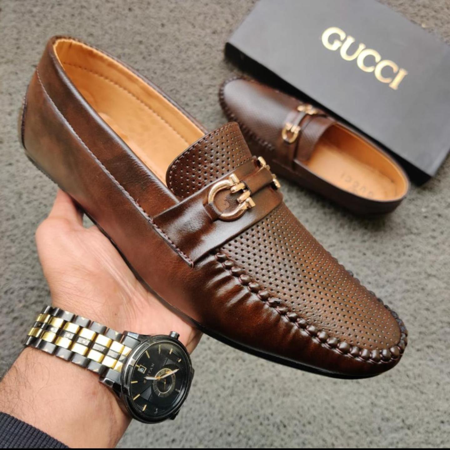 Mens Brown  Gucci Loafers