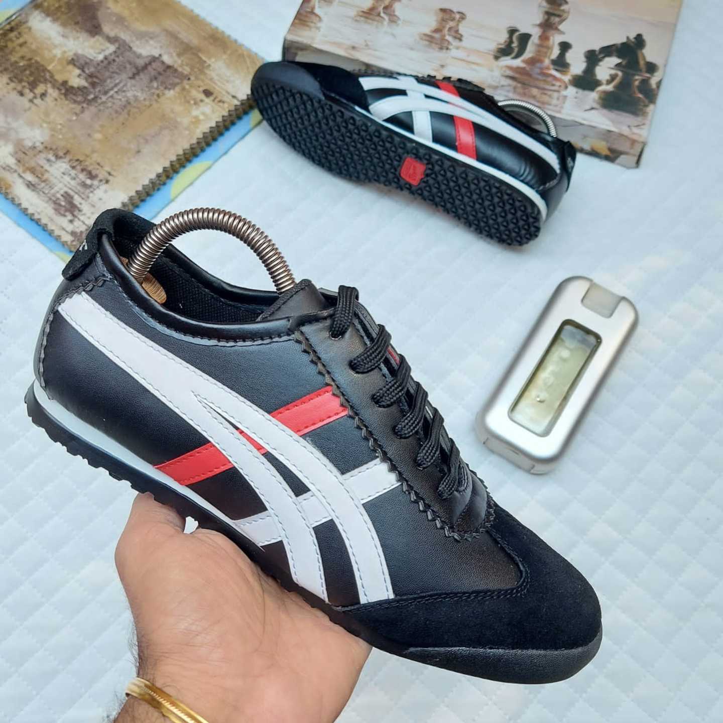 Men's Tiger Black Sports Shoes