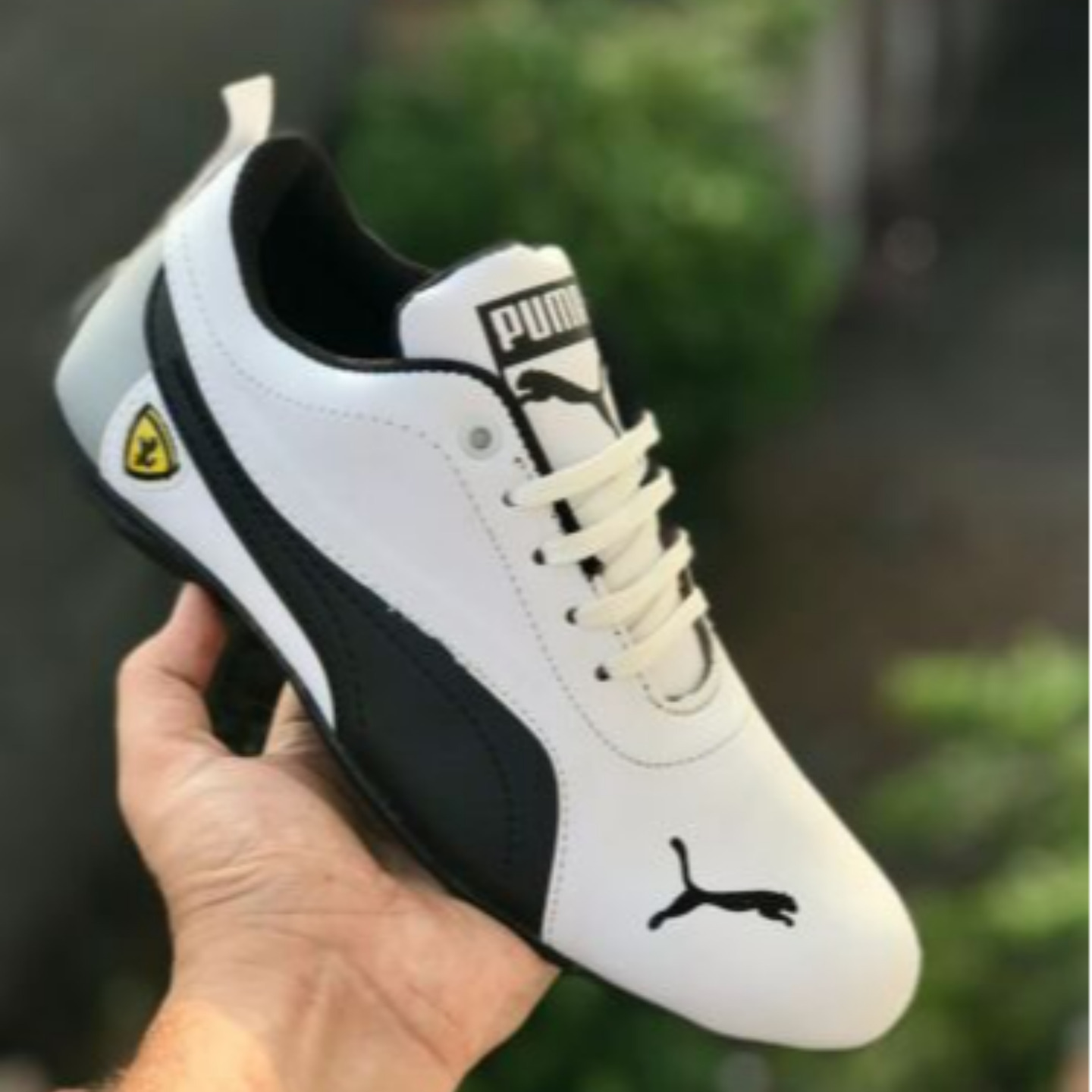 Mens White Puma Sport shoes Fathers day, wedding anniversary, engagement,valentine