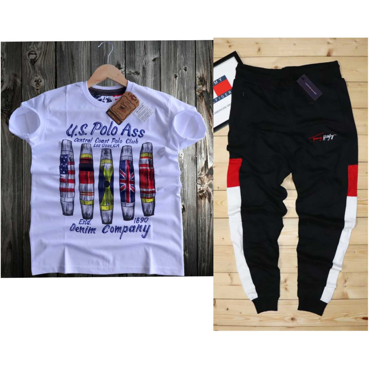 Branded Combo of Round Neck Tshirt of Track Pant