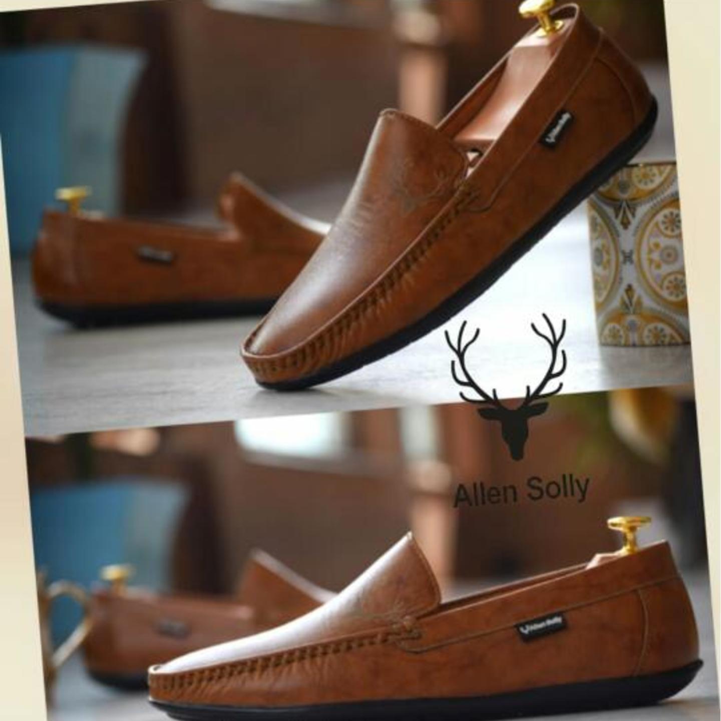 Mens Tan Allen Solly  Loafers