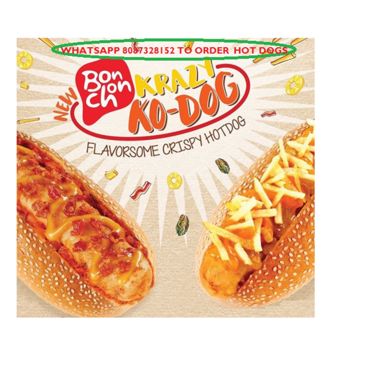 Chicken Hot Dog Roll