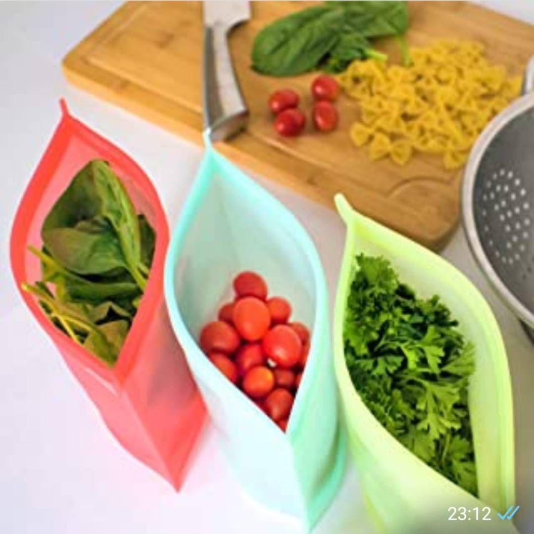 Silicon pouch pack of 2 color as available