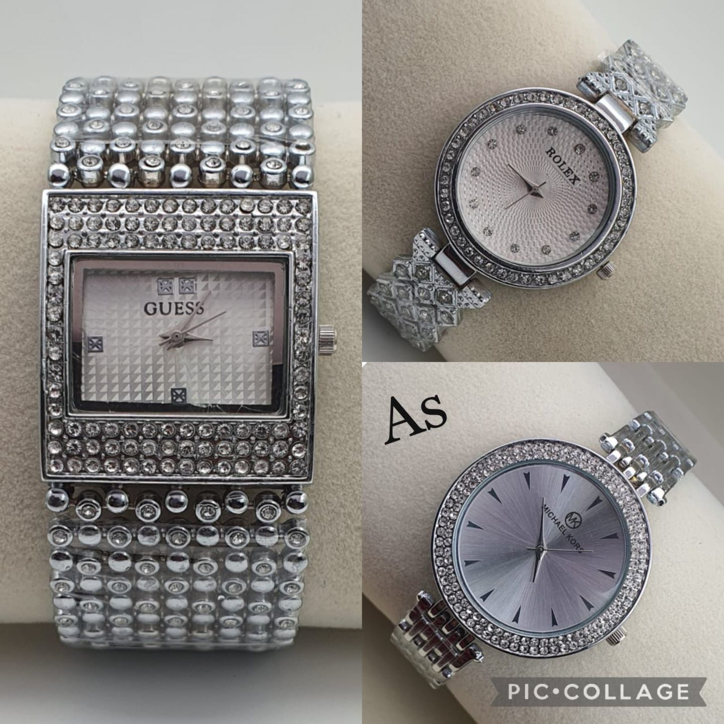 Ladies Guess,Rolex Combo Watch Gift  Engagement, anniversary, valentines day, mothers day for sister, wife,friend,mother, baby shower