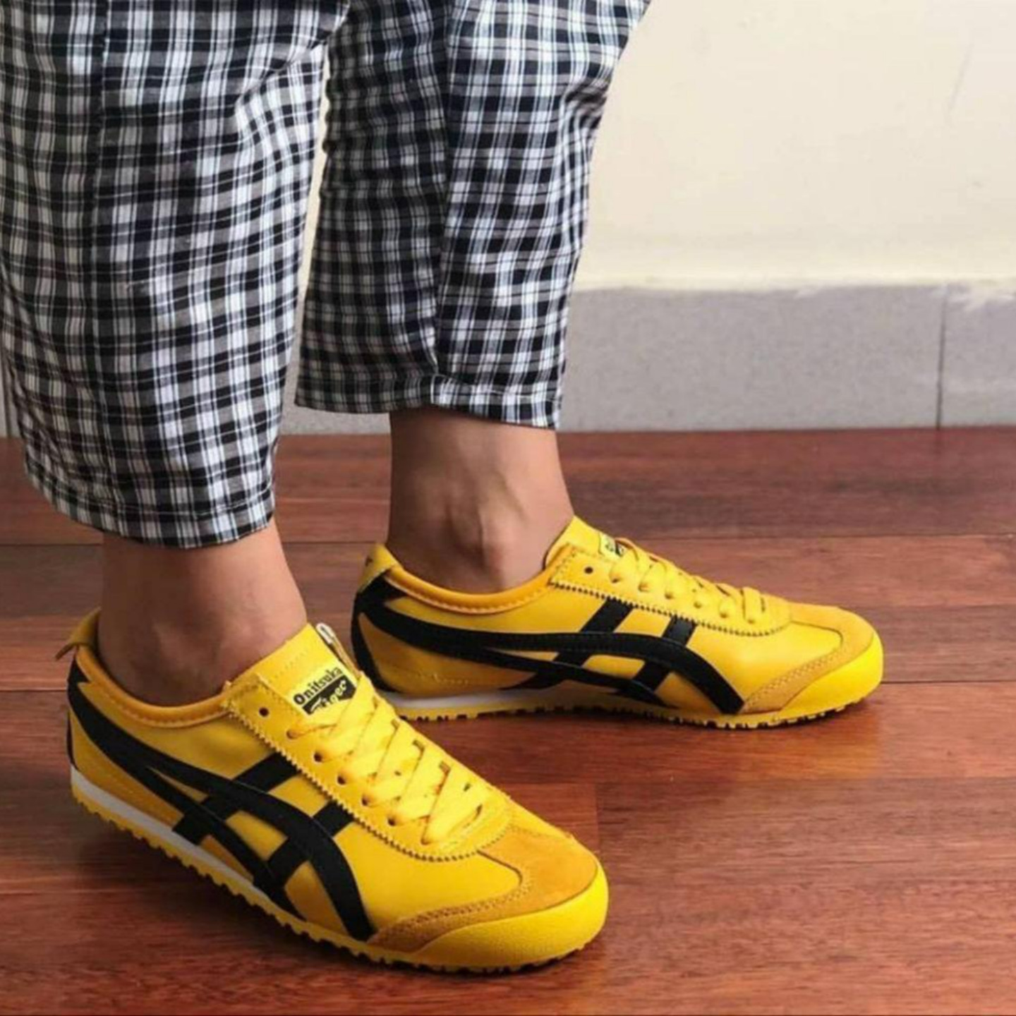 Yellow Onitsuka Unisex Mexico 66 Tiger Shoes