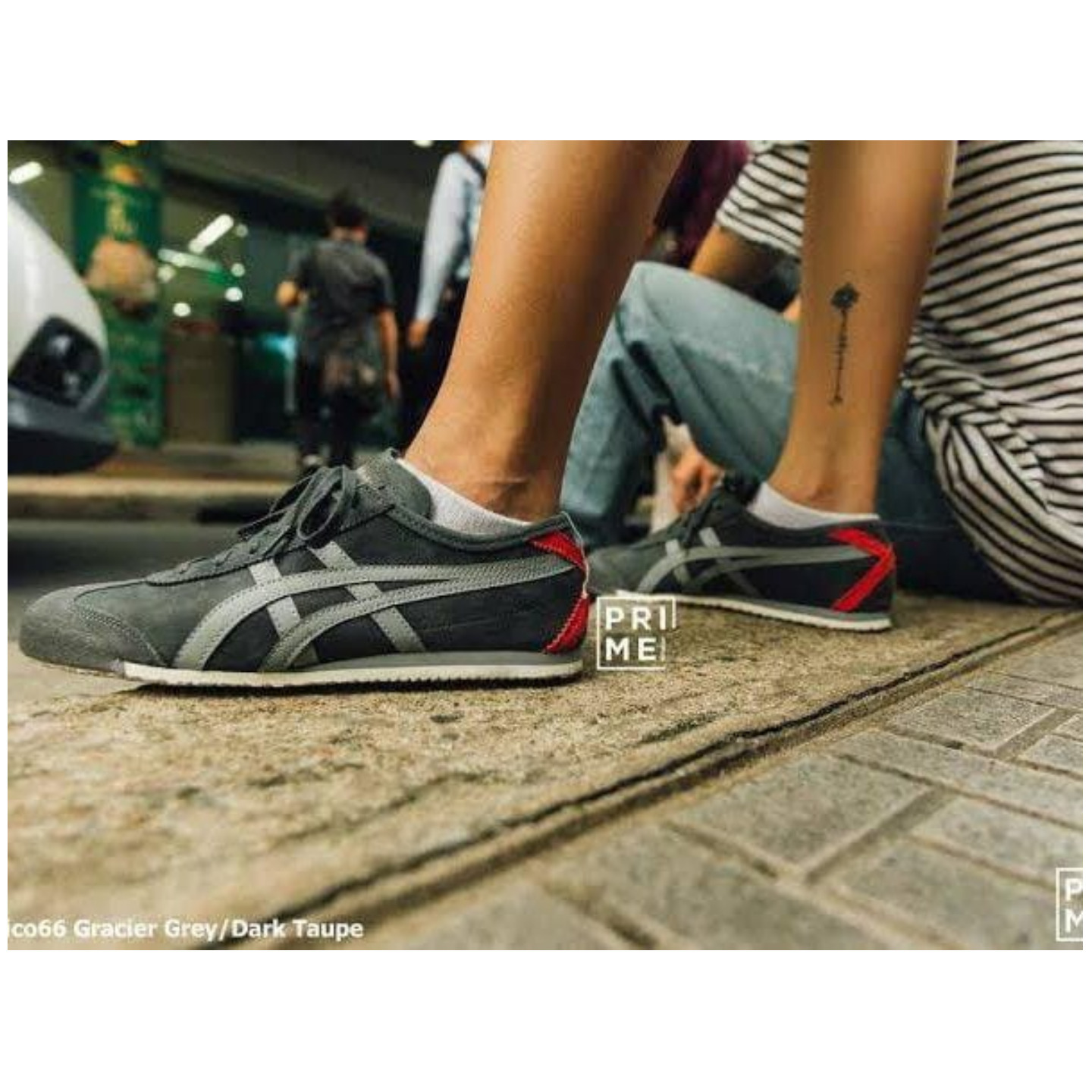 Grey Onitsuka Unisex Mexico 66 Tiger Shoes