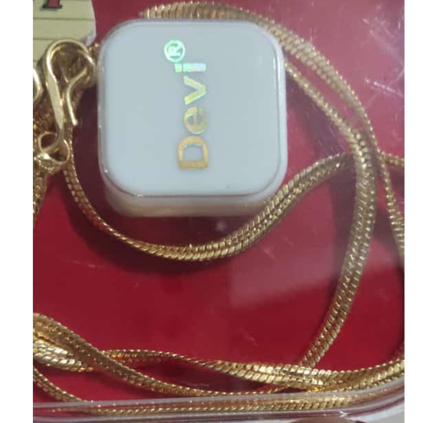UNISEX GOLD PLATED SNAKE CHAIN - COLOR  GURANTEE FOR 6 MONTH DAILY WEAR