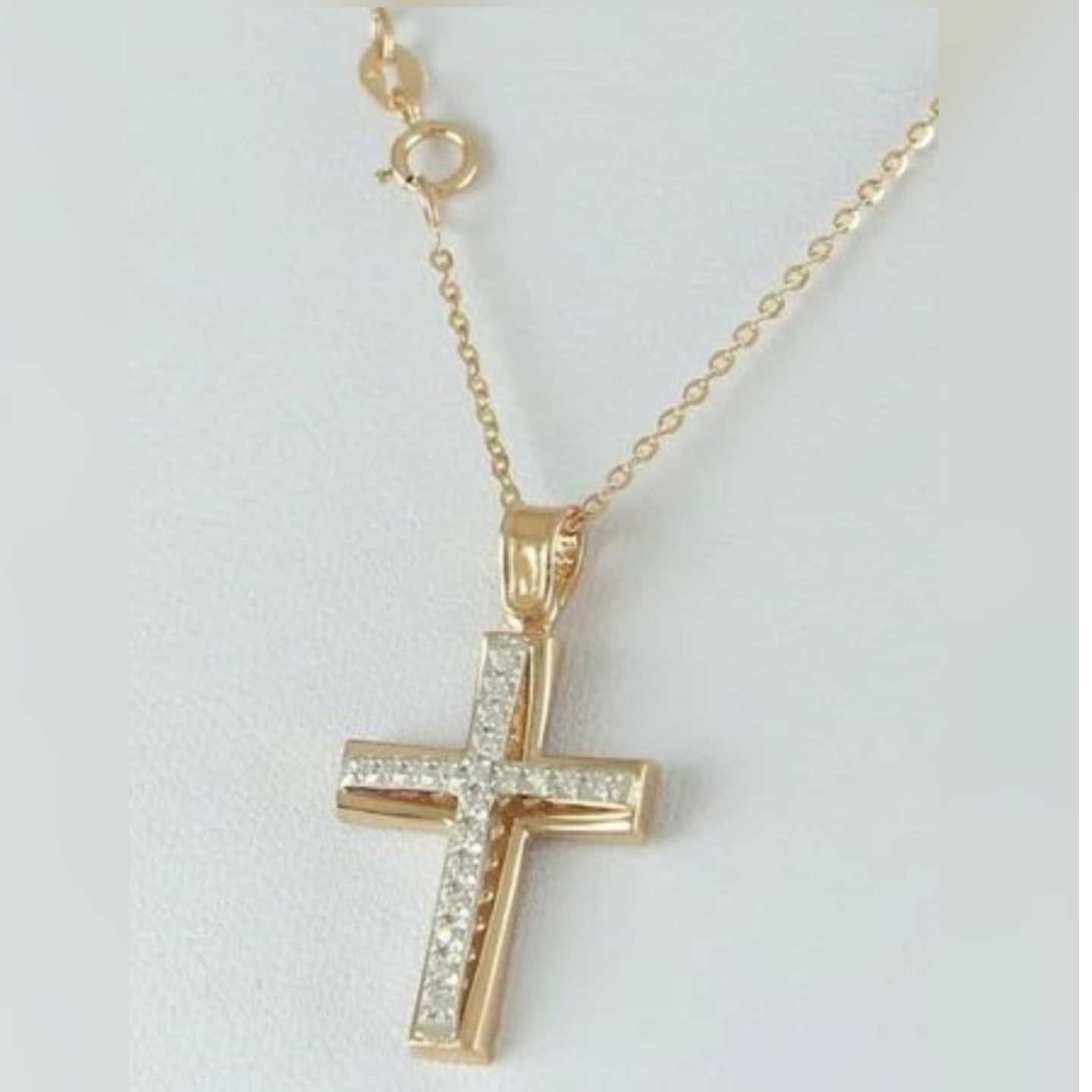 Mens sterling silver Chain with Gold plating
