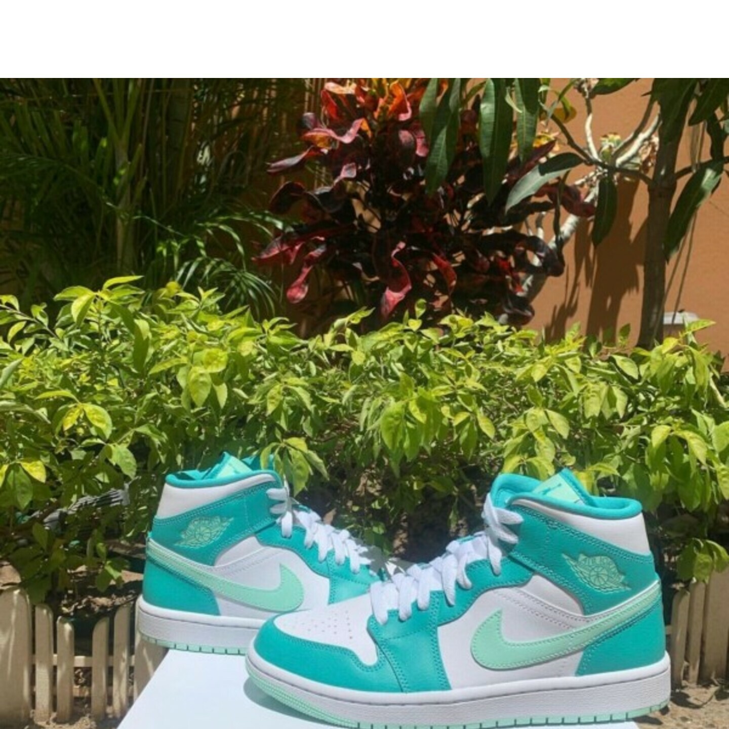 Nike_Air Jordan 1 Mid Marine Green MENS SHOES