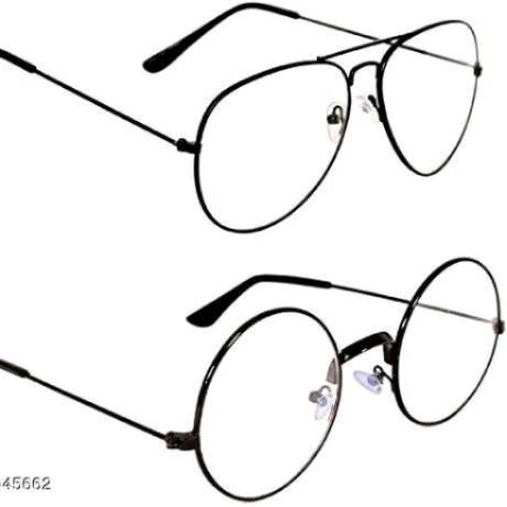 Fabulous Plastic Unisex sunglass (Pack of 2)