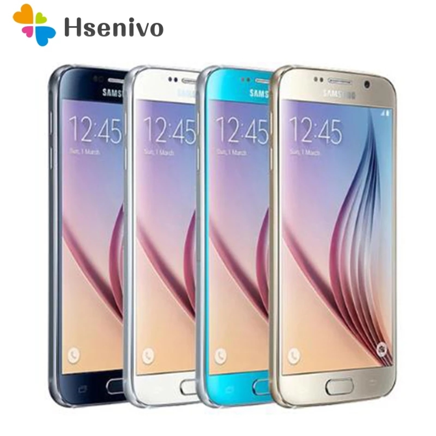 Original Samsung Galaxy S6 G925F/S6 Octa Core 5.1 Inch 16.0MP 3GB RAM LTE NFC Android Unlocked Cellphone