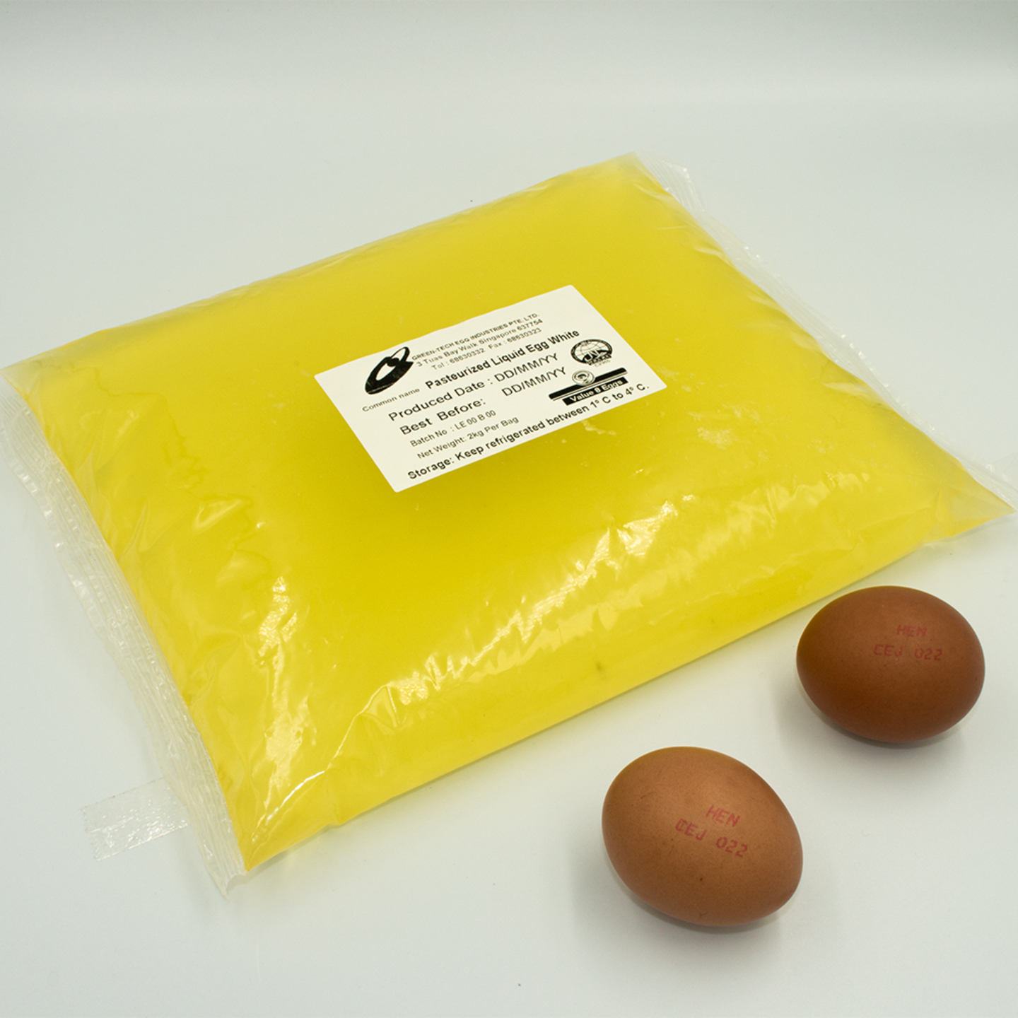 Eggs-To-Go Pasteurised Liquid Egg White Per Carton