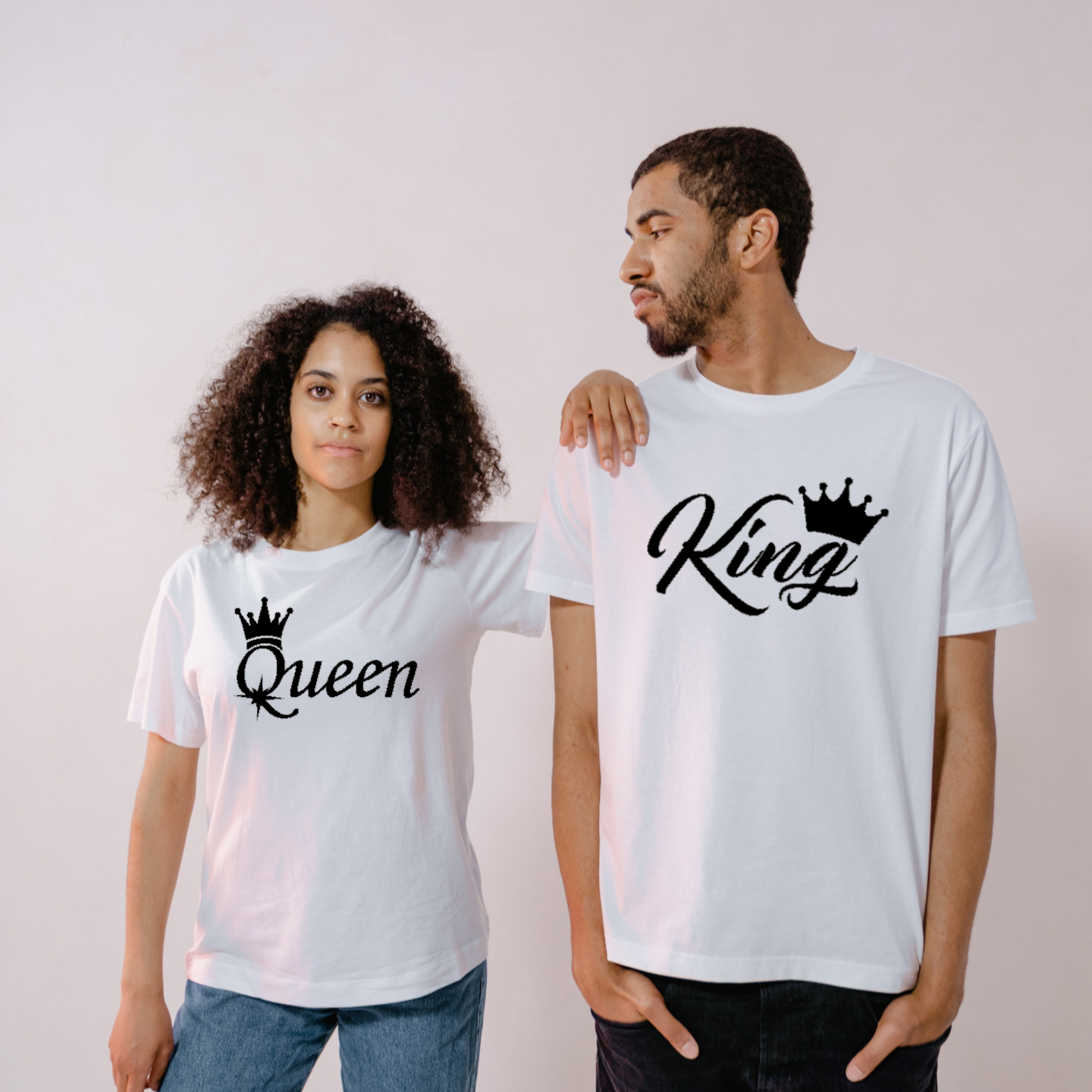King Queen Couple T-Shirt Valentine Day Special T-shirt