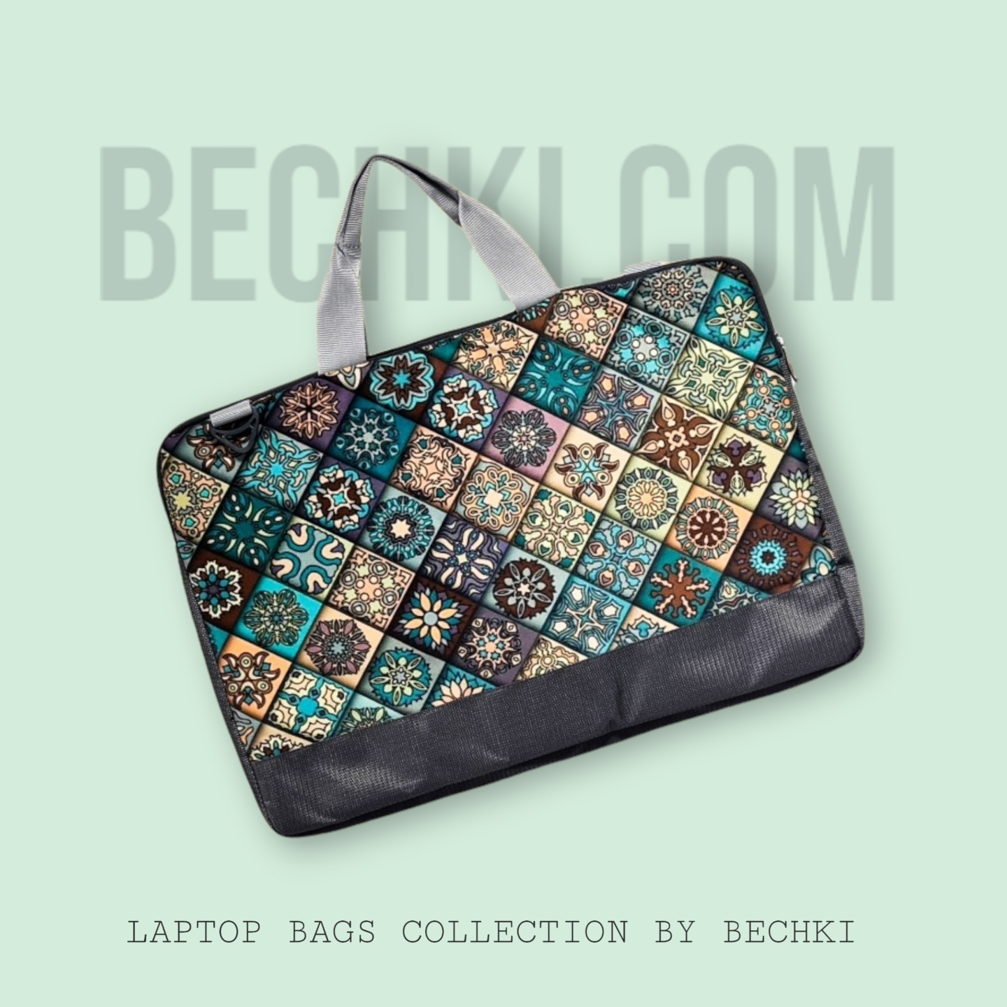 Mandala Printed Laptop Sleeve Bag 