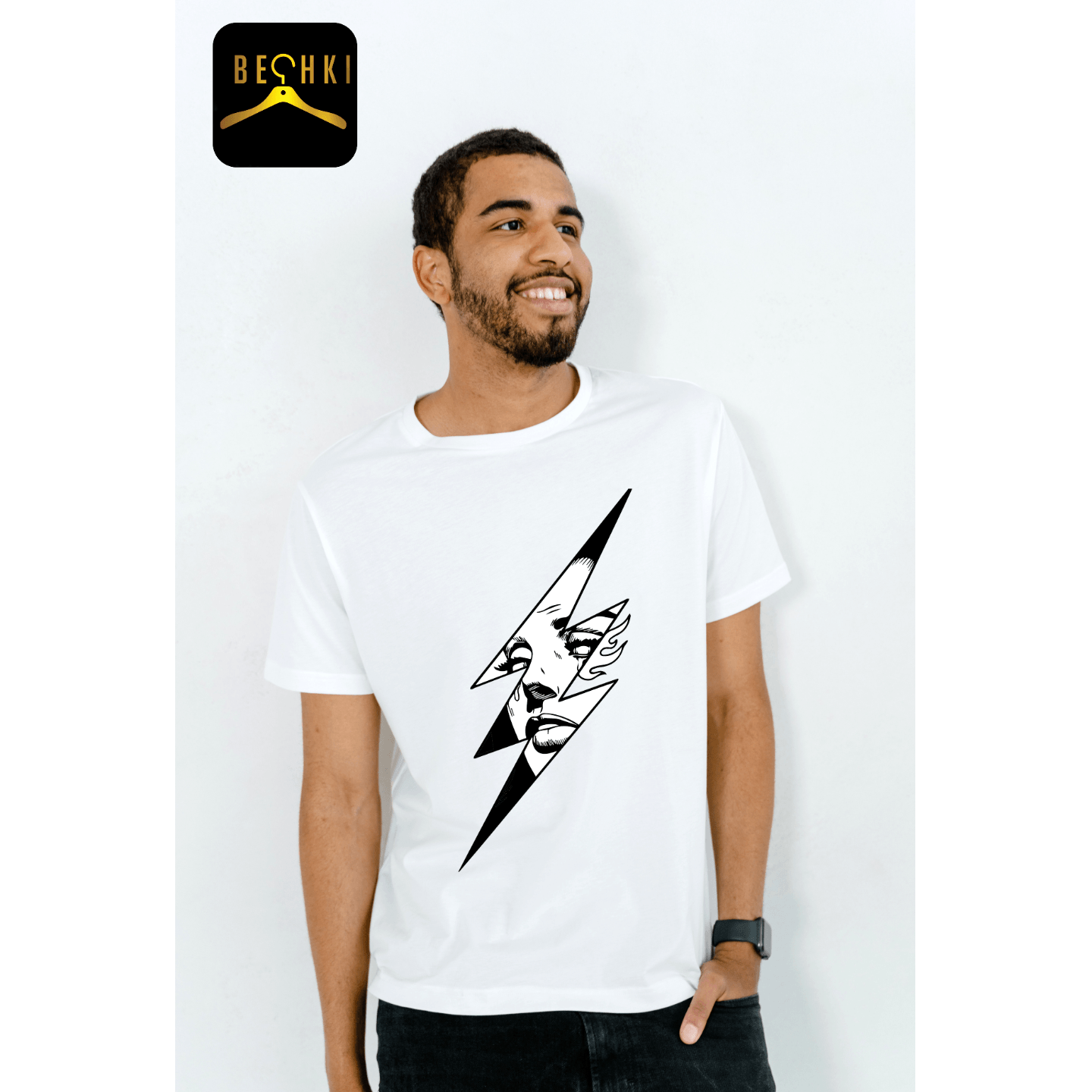 Lightning Bolt Art T-Shirt