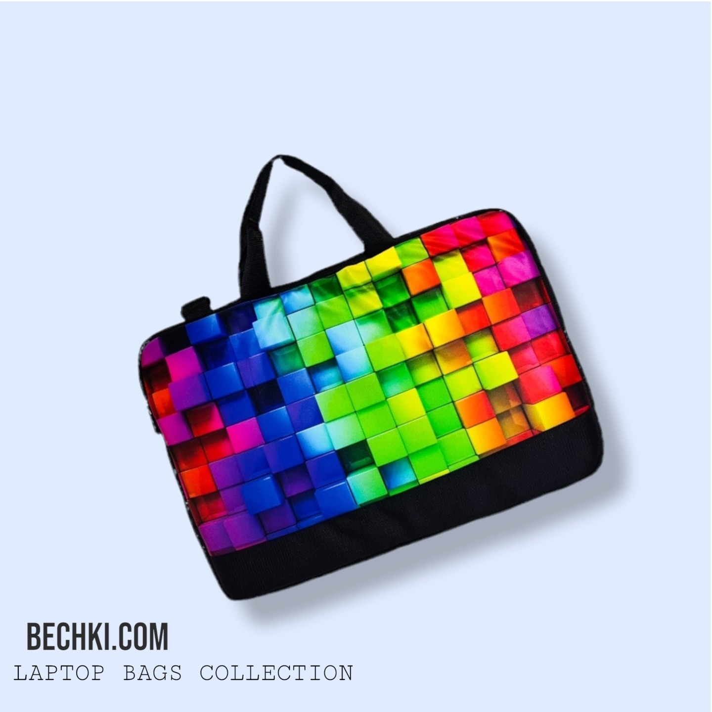 Multi-Color Printed Laptop Sleeve Bag
