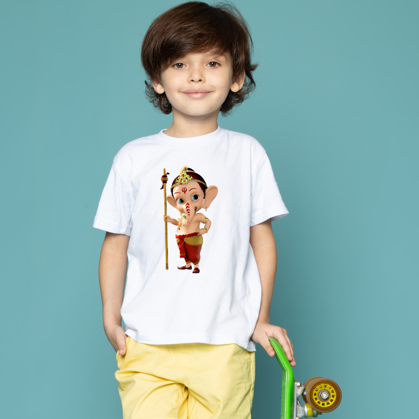 Bal Ganesha Printed T-shirt For Boys