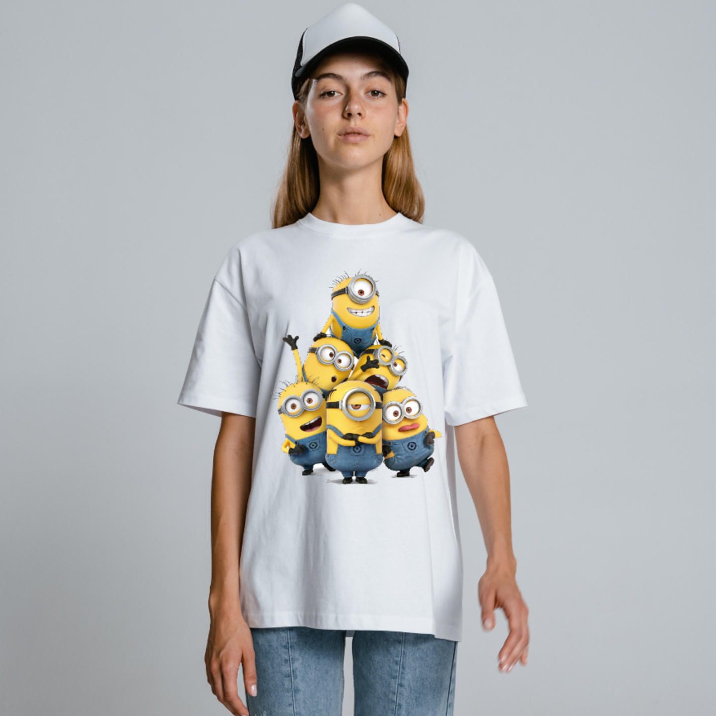 Crazy Minions Printed T-Shirt