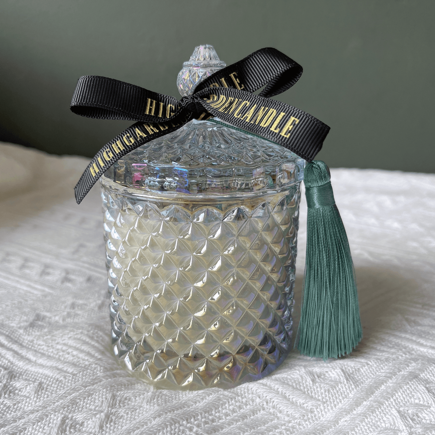 Iridescent Crystal Jar Candle 200g